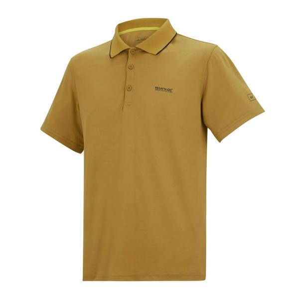 Regatta Mens Maverick V Active Polo Shirt - Wood Brown - 