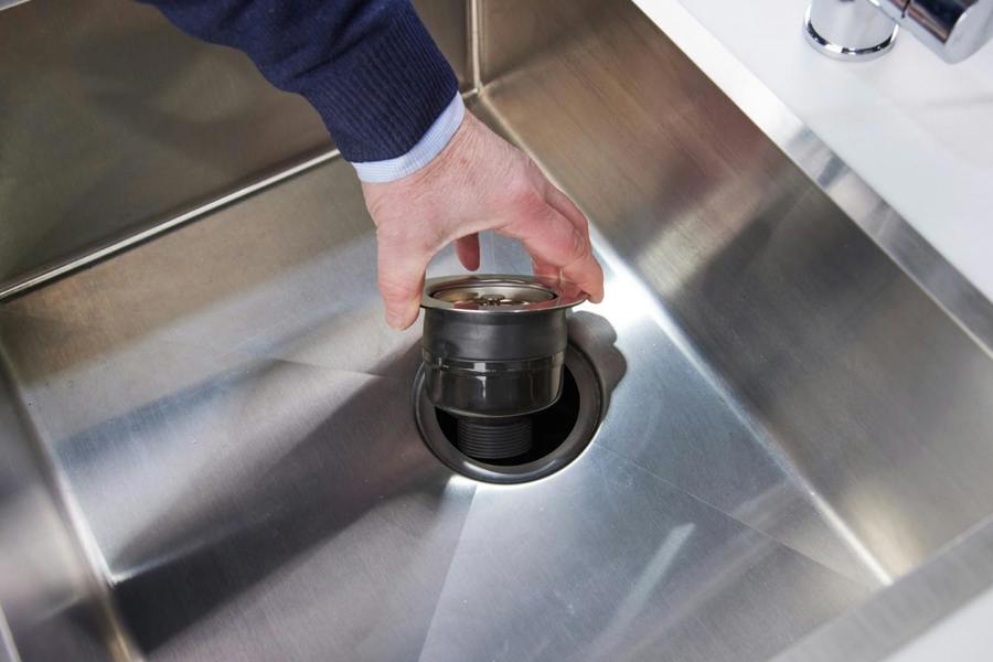 Top-Fix | Basket Strainer Kitchen Sink Waste | Chrome Finish