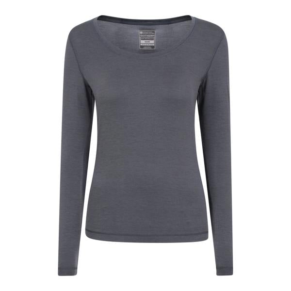 Mountain Warehouse Womens/Ladies Keep The Heat Thermal Top - Dark Grey - 