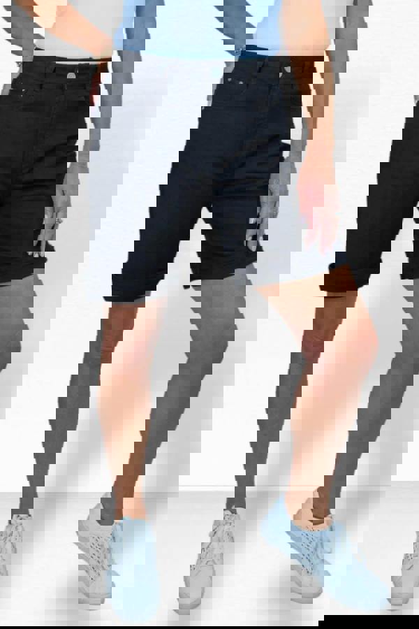 Paulo Due Women's Relaxed Straight Leg Cotton Shorts