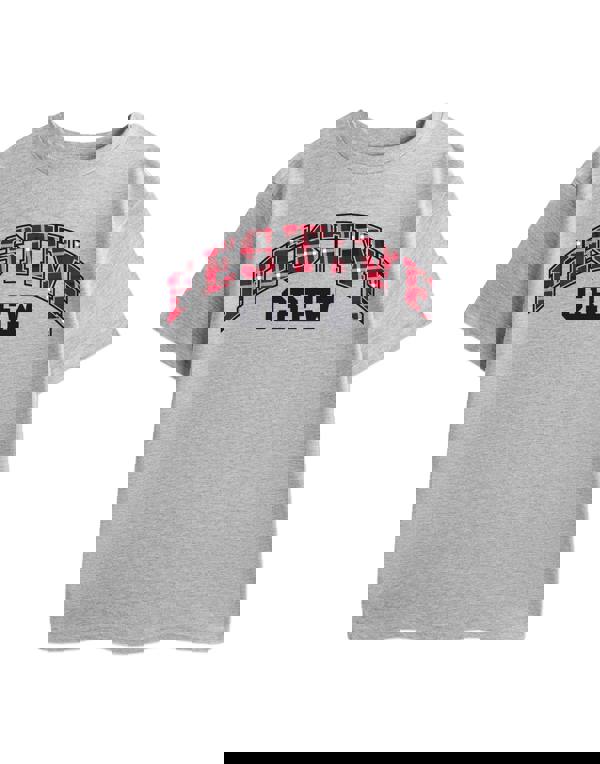 Show Me The Merch Unisex Grey Festive Crew Grey Short Sleeved T-Shirt