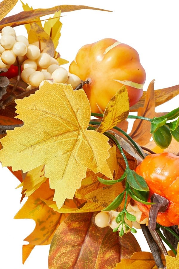 Living and Home Fall Maple Leaves Garland Decoration 180cm Artificial Fall Foliage Garland for Halloween Thanksgiving