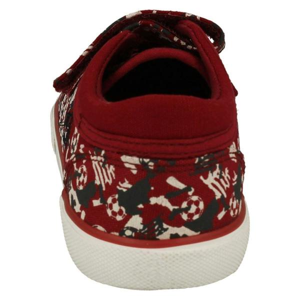 Start-rite Boys Startrite Football Detailed Canvas Shoes Kickabout