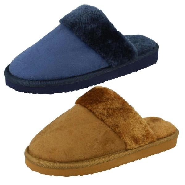 Spot On Ladies Spot On Mule Slippers