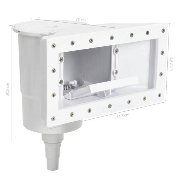 Berkfield 11 Piece Wide-mouth Pool Skimmer 34.3x25x30.5 cm