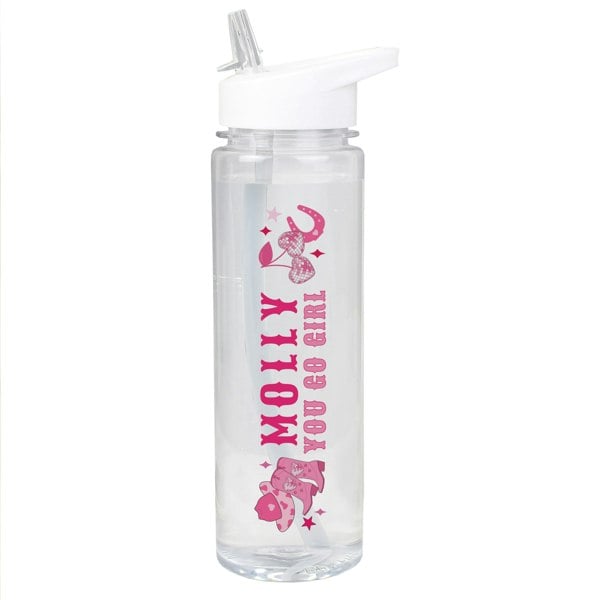 Personalised Memento Company Personalised Cowgirl Water Bottle