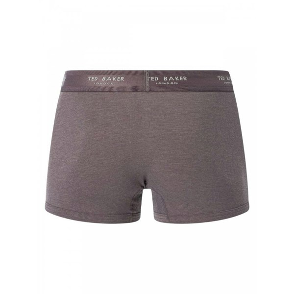 Ted Baker 3-Pack Contrast Logo Boxer Trunks, Grey Mix