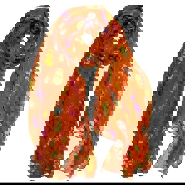 Love EMVY Colourful Skulls Lightweight Scarf