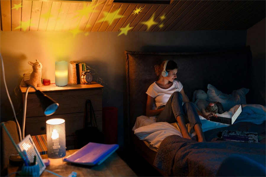 St Helens LED Candle projector (Star)