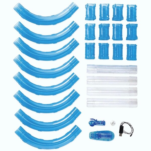 Dyzi 35 Piece Tube Racing Track Loop Car Race Track Playset