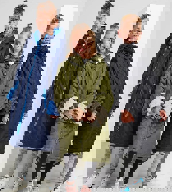 TriDri Kids' TriDri Insulated ¾ Length 280gsm All-Weather Robe Dry Robe {TR80B}