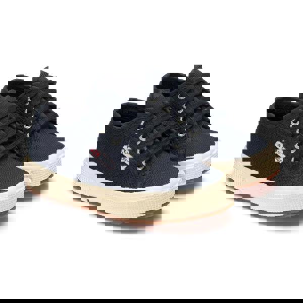 Superga Childrens/Kids 2750 Jcot Leather Trainers - Navy