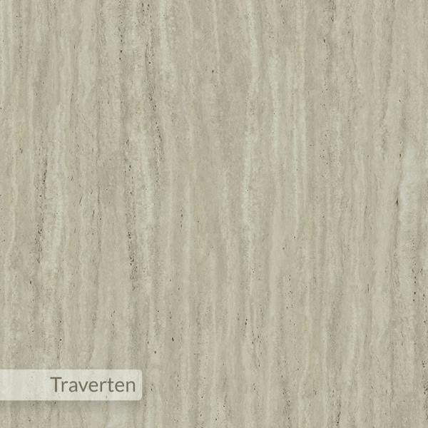 Decortie Modern Coffee Table Radius Edges with Flat Panel Legs Japandi Style Particleboard Living Room 100cm