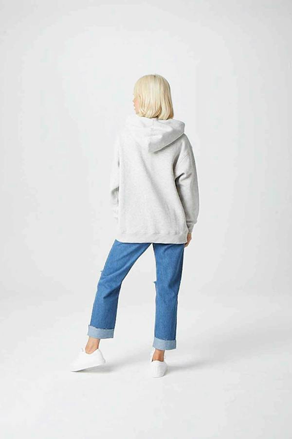 Urban Bliss Recycled Loren Grey Boyfriend Hoody