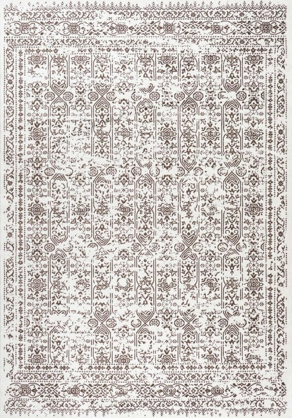 The Rugs Montana Cream Brown Rug | 3716