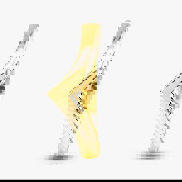 T. H. Baker 9ct Yellow Gold Wishbone Ring PL210Y