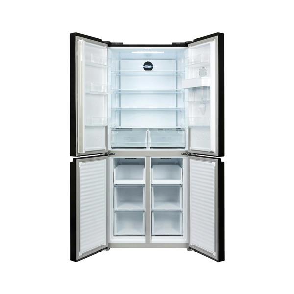 Willow 415L American Style Fridge Freezer WSBES4MDB - Black