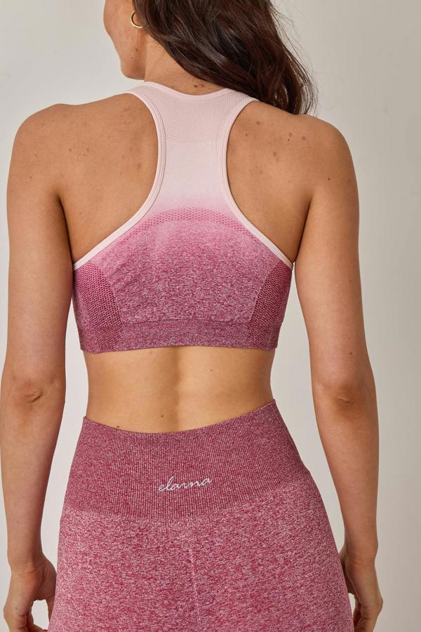 Seamless Sculpt Activewear Set – High Waist Gym Leggings & Padded Sports Bra