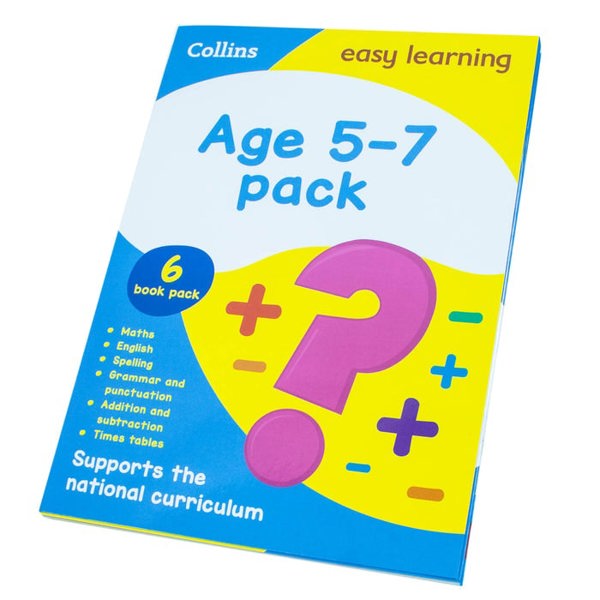 Easy Learning Starter Set Ideal for home learning 6 Books Collins Easy Learning KS1 - Ages 5-7