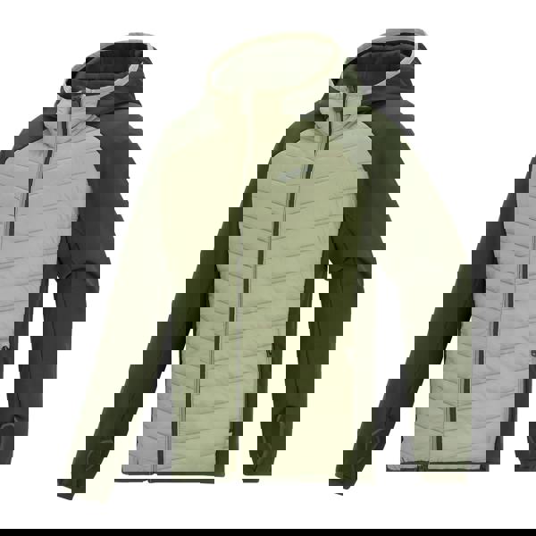 Regatta Childrens/Kids Andreson Hybrid Padded Jacket - Dark Khaki/Light Sage - 