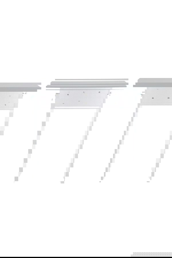 Living and Home Gray Top Rectangular Narrow Console Table Breakfast Coffee Bar Table