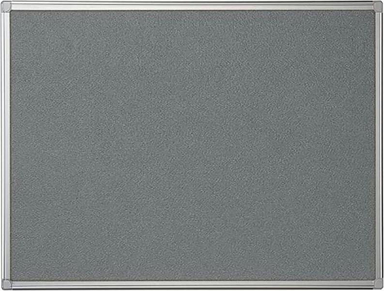 KAV 60 cm x 45cm Aluminium Frame Felt Notice Pin Board - Notice Board Bulletin Frame for Office, School, Bedroom, Memo, and Home