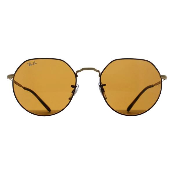 Ray-Ban Sunglasses RB3565 Jack 927533 Matte Havana on Matte Arista Gold Brown