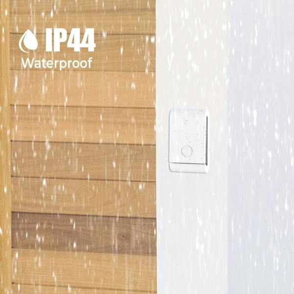 ENER-J Self-Powered Wireless Kinetic Door Bell with Plug in Chime
