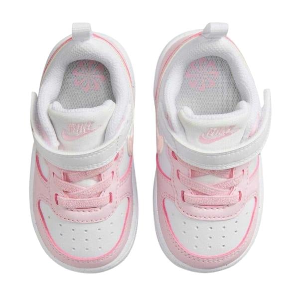 Nike Baby Court Borough Trainers - White/Pink - 