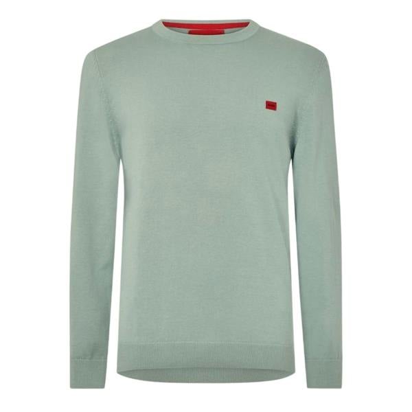 Hugo Boss Mens Cassius C Jumper - Light Green - 