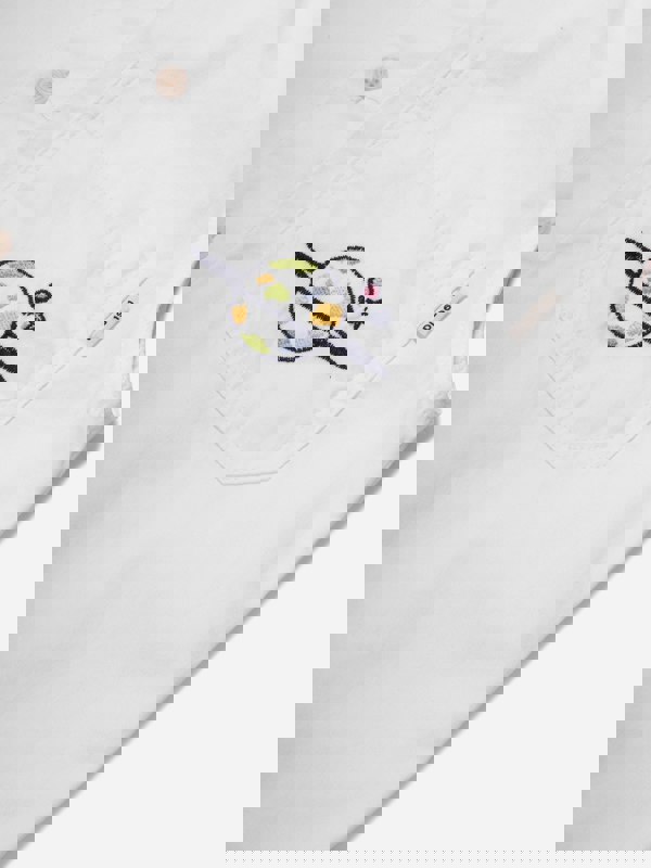 DL1961 Girls Simona Sleeveless Shirt in White