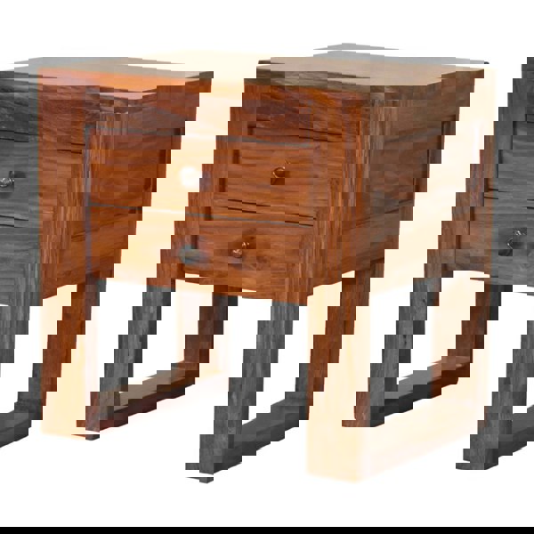 Artisan Furniture U-Square Honey Bedside