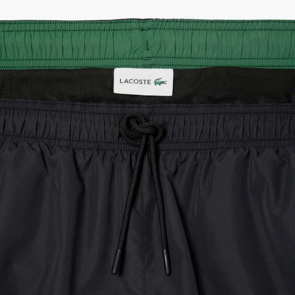 Lacoste MH9088 Mid Length Swim Shorts