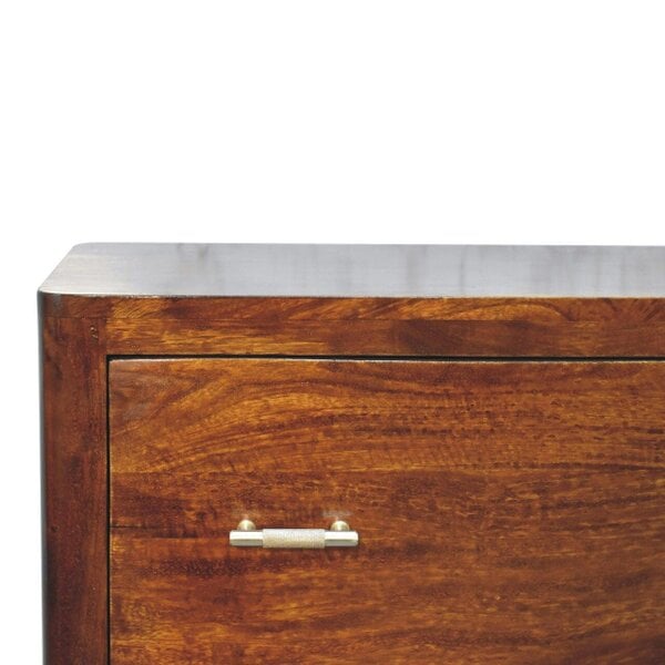 Artisan Furniture Solid Wood Luca Chest of Drawers, 3 Drawers, Brown
