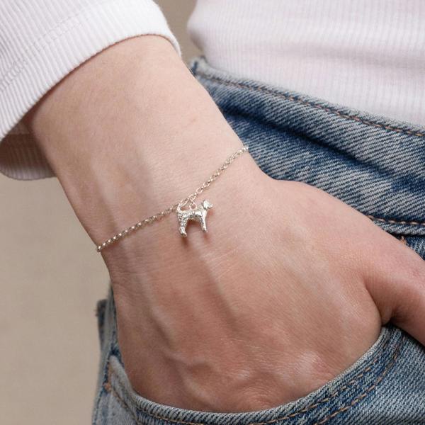 Mylee London Labradoodle Chain Bracelet - Personalised - Sterling Silver