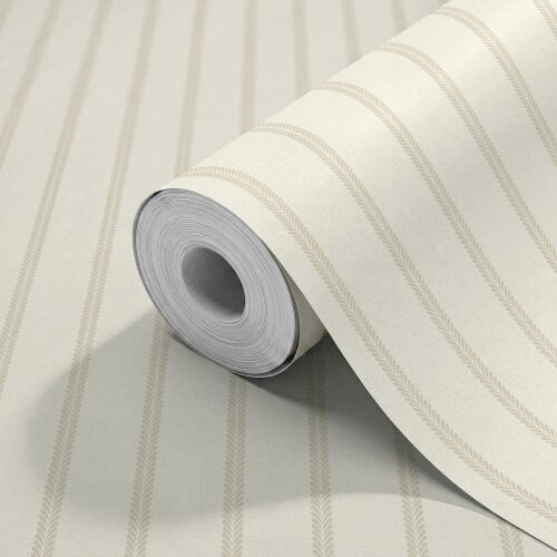 Hoopla Walls Heritage Stripe - Linen 10m Wallpaper
