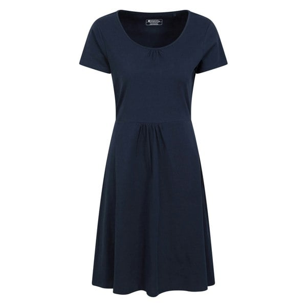 Mountain Warehouse Womens/Ladies Essentials Lora Plain Skater Dress - Dark Blue
