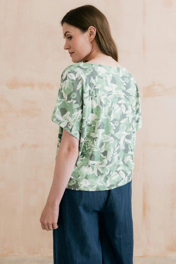 Lily & Me Laburnum Printed Jersey Shell Top
