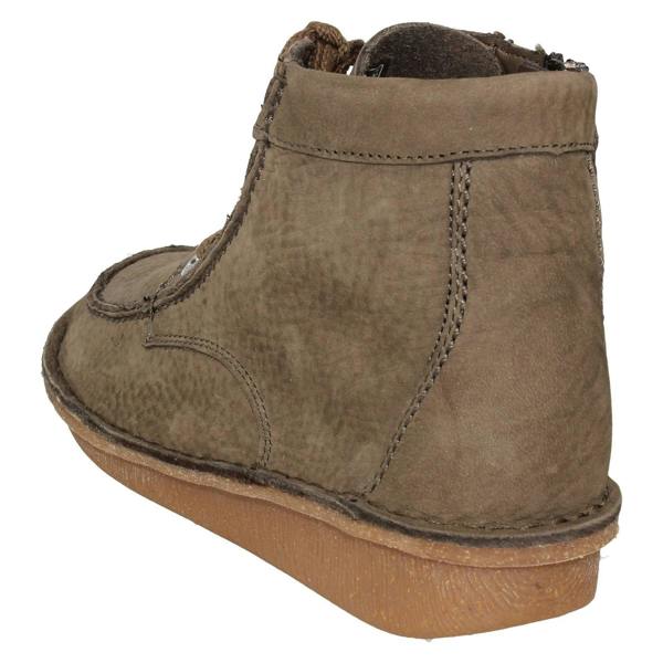 Clarks Ladies Clarks Lace Up Casual Ankle Boots Funny Cedar