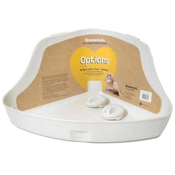 Rosewood Litter Tray for Small Animals, Rabbits, Hamsters and Ferrets (Medium)