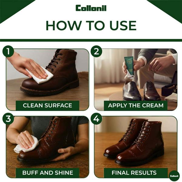 Collonil 1909 Leather Care Cream 75ml Shoes, Bags & Clothing