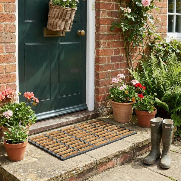 Nicoman Rubber and Coir Scraper Door Mat