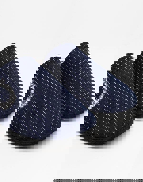 Peaky Blinders Mens Blue Icons Mule Slippers