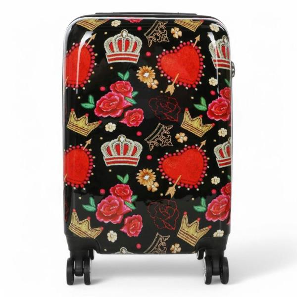 Snowball Hard Shell Printed Cabin 55 x 36 x 20 cm PP Suitcase Luggage Suitable for Easyjet, Ryanair