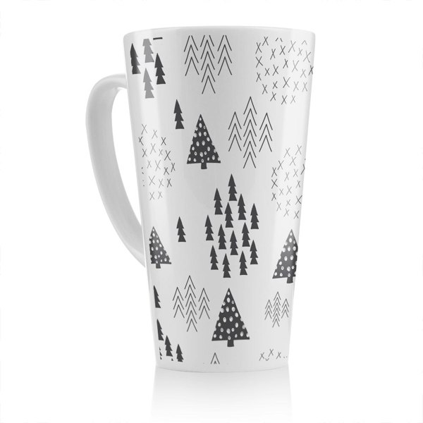 Benjamin Tate Design Scandinavian Style Christmas Dining Latte Mug
