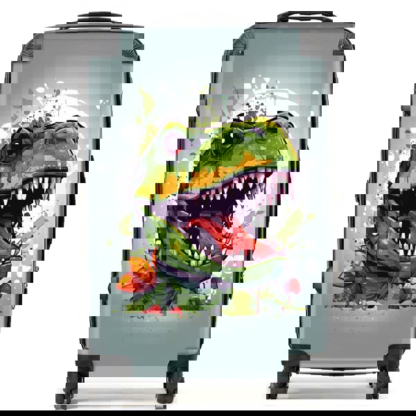 Warren Reed Laughing T-Rex Suitcase