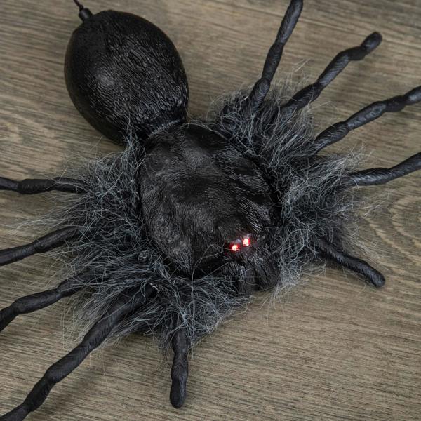 Samuel Alexander 2ft Battery Operated Dropping Dangling Halloween Spider Animatronic Decoration