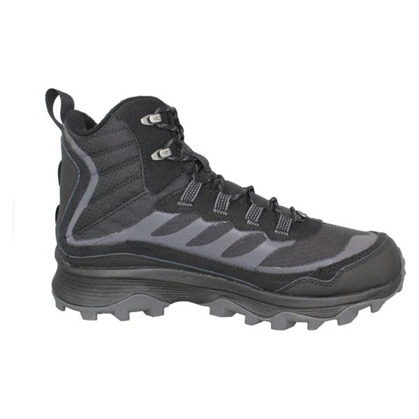 Merrell Mens Merrell Grip Vibram Sole Waterproof Ankle Boots Moab Speed Thermo Mid Wp