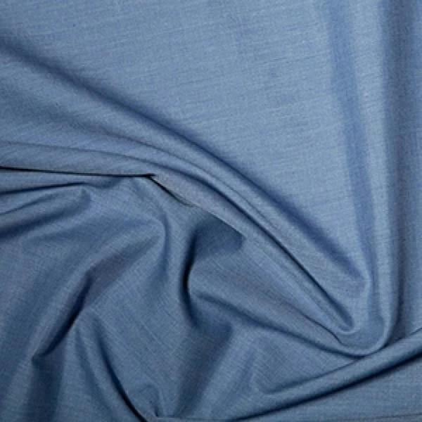 Minerva Core Range Premium Polycotton Dressmaking Fabric per metre, 112.5cm / 44" Wide - Denim Blue