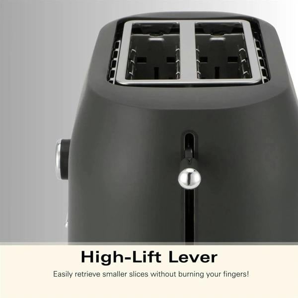 Hamilton Beach Ella 2 Slice Toaster - Matte Charcoal
